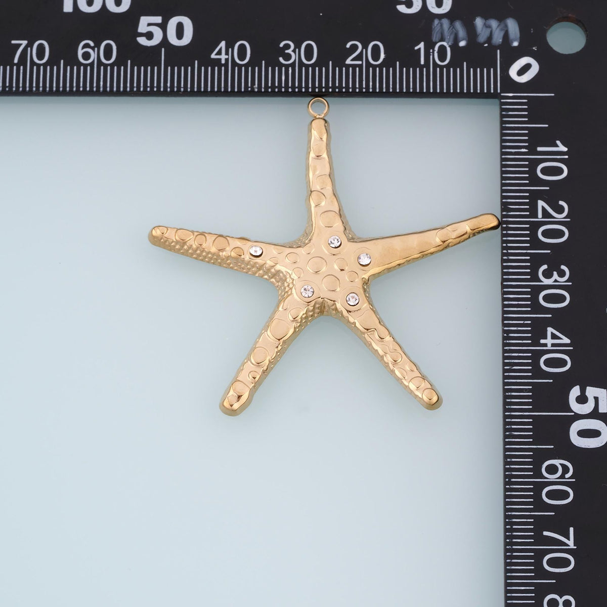 Cubic Zirconia Star Charm Pendant for Jewelry Making