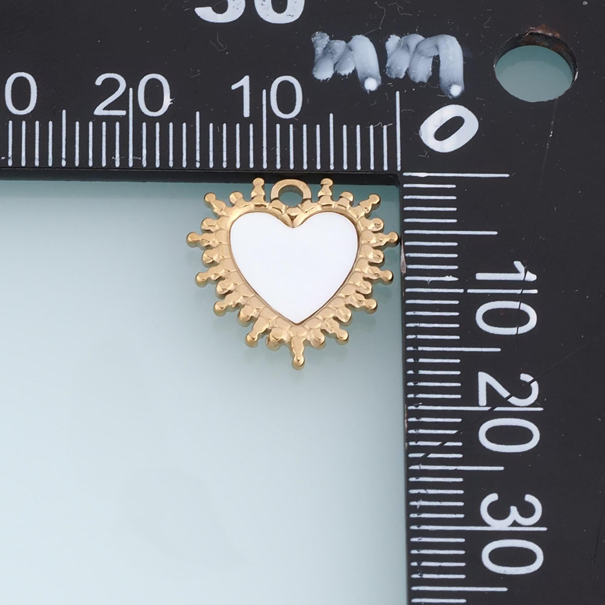 Heart Charm Pendant for Jewelry Making
