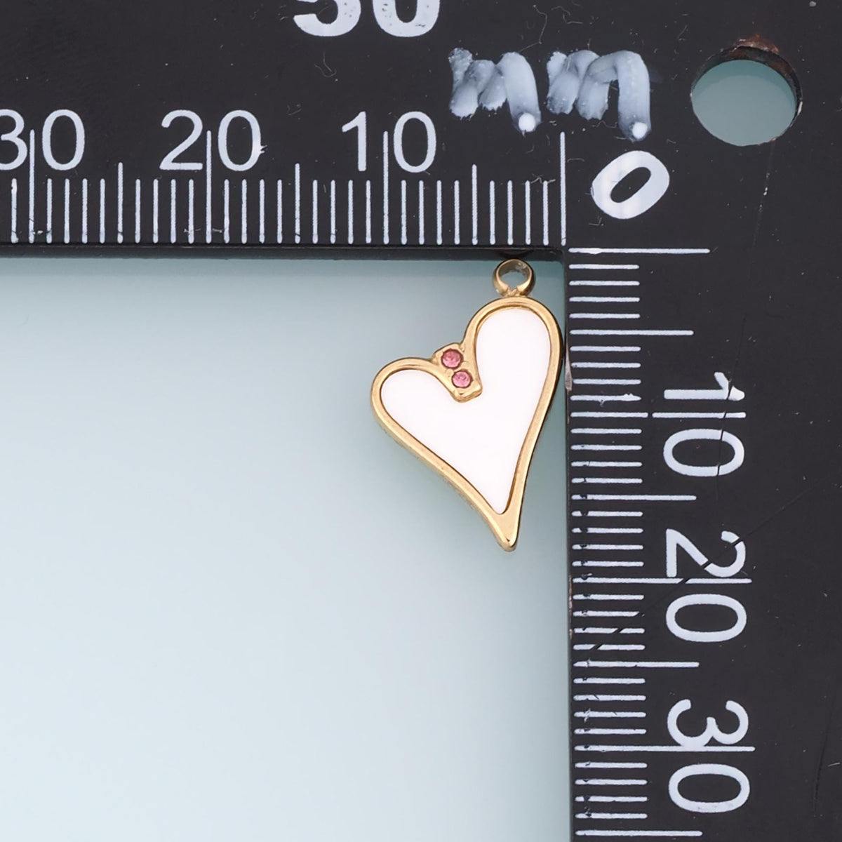 Shell Heart Pendant ,14K Gold Exquisite Charm DIY Charm for Necklace Bracelet Making