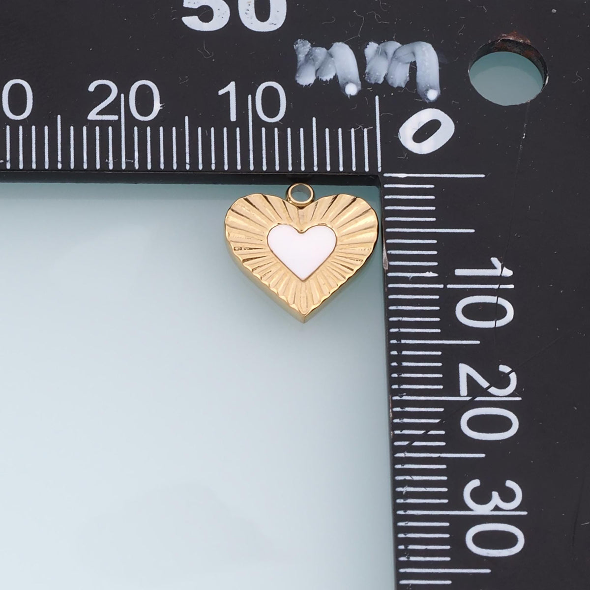 Heart Charm Pendant for Jewelry Making