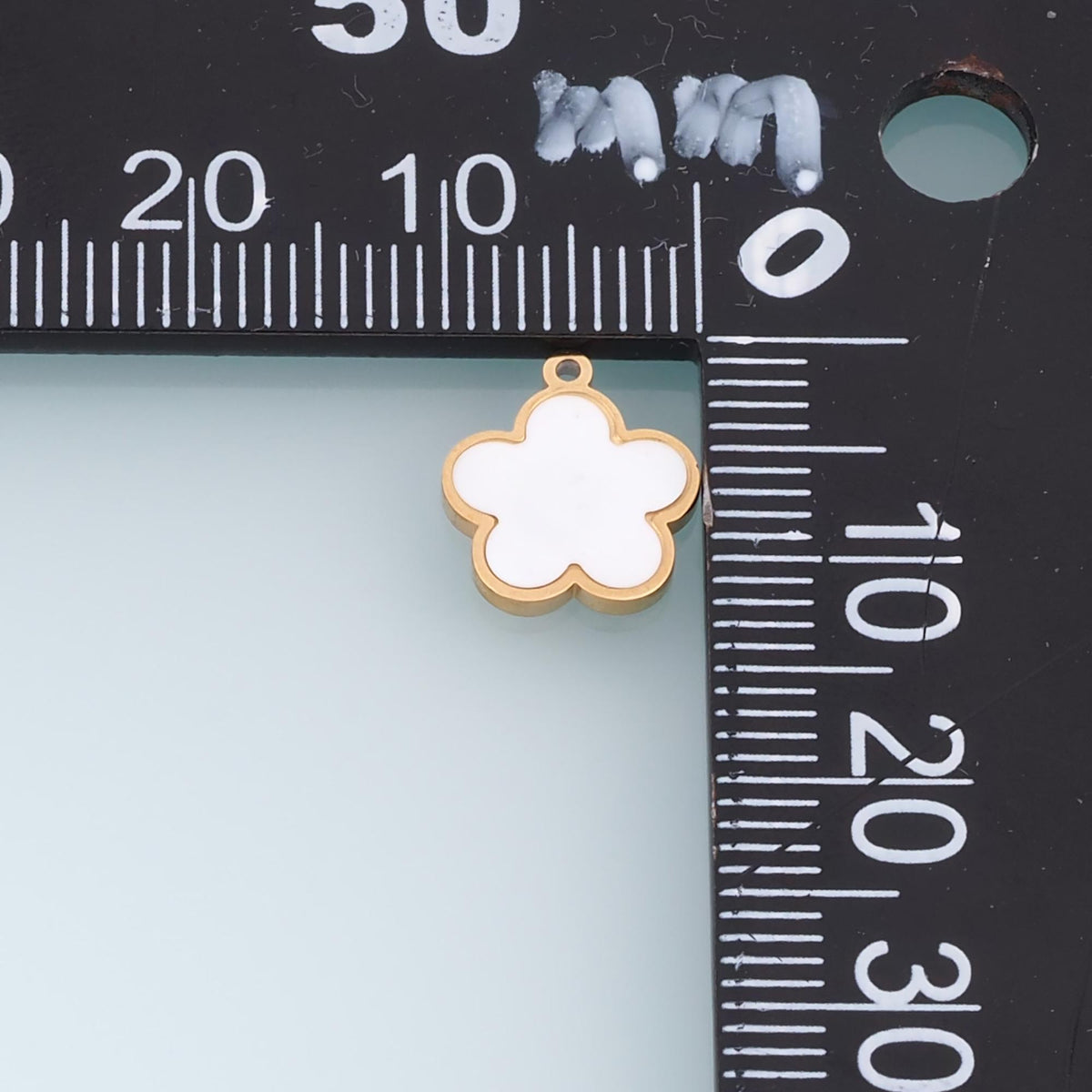 Shell Flower Pendant ,14K Gold Exquisite Charm DIY Charm for Necklace Bracelet Making