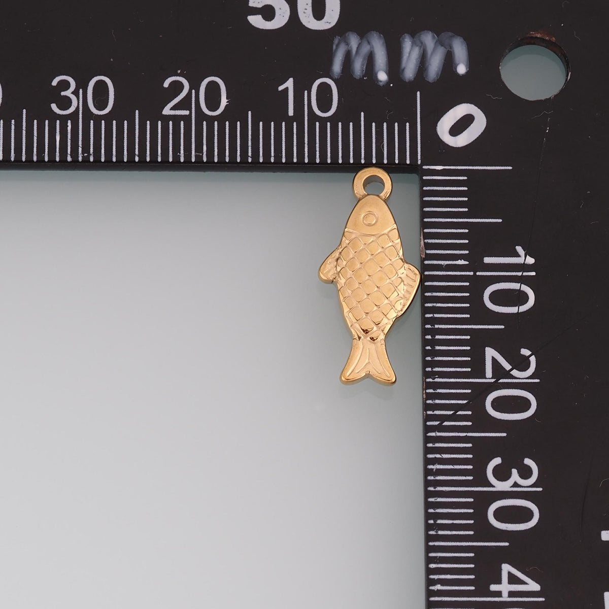 Fish Pendant,14K Gold Ocean Charm DIY Charm for Necklace Bracelet Making
