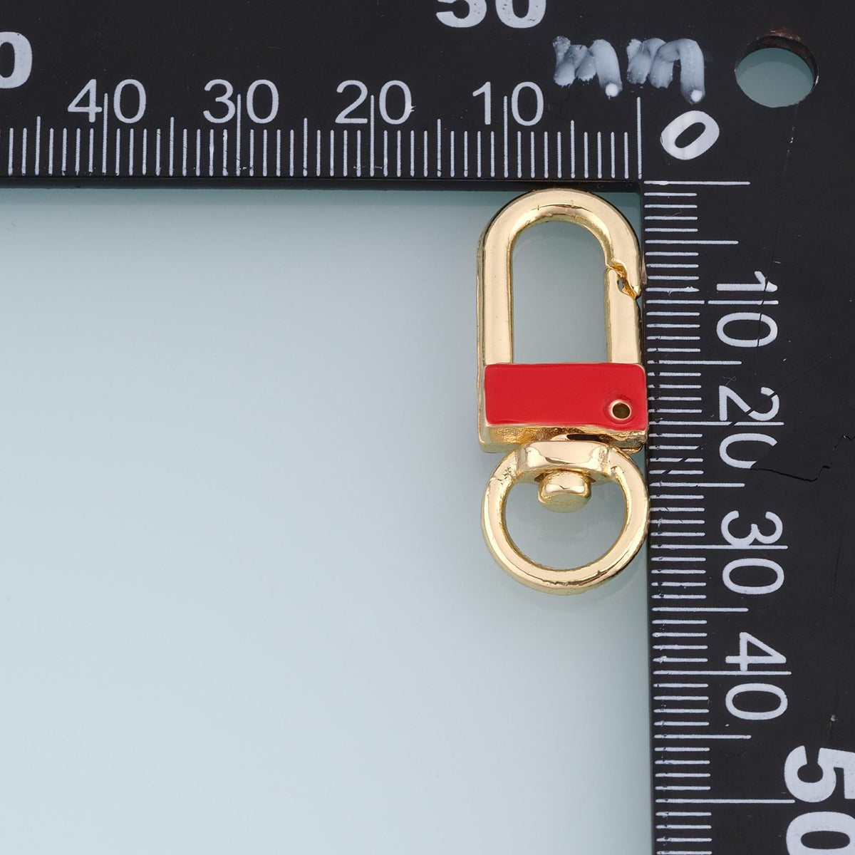 18K Gold Filled Oval Clasp for Jewelry Making