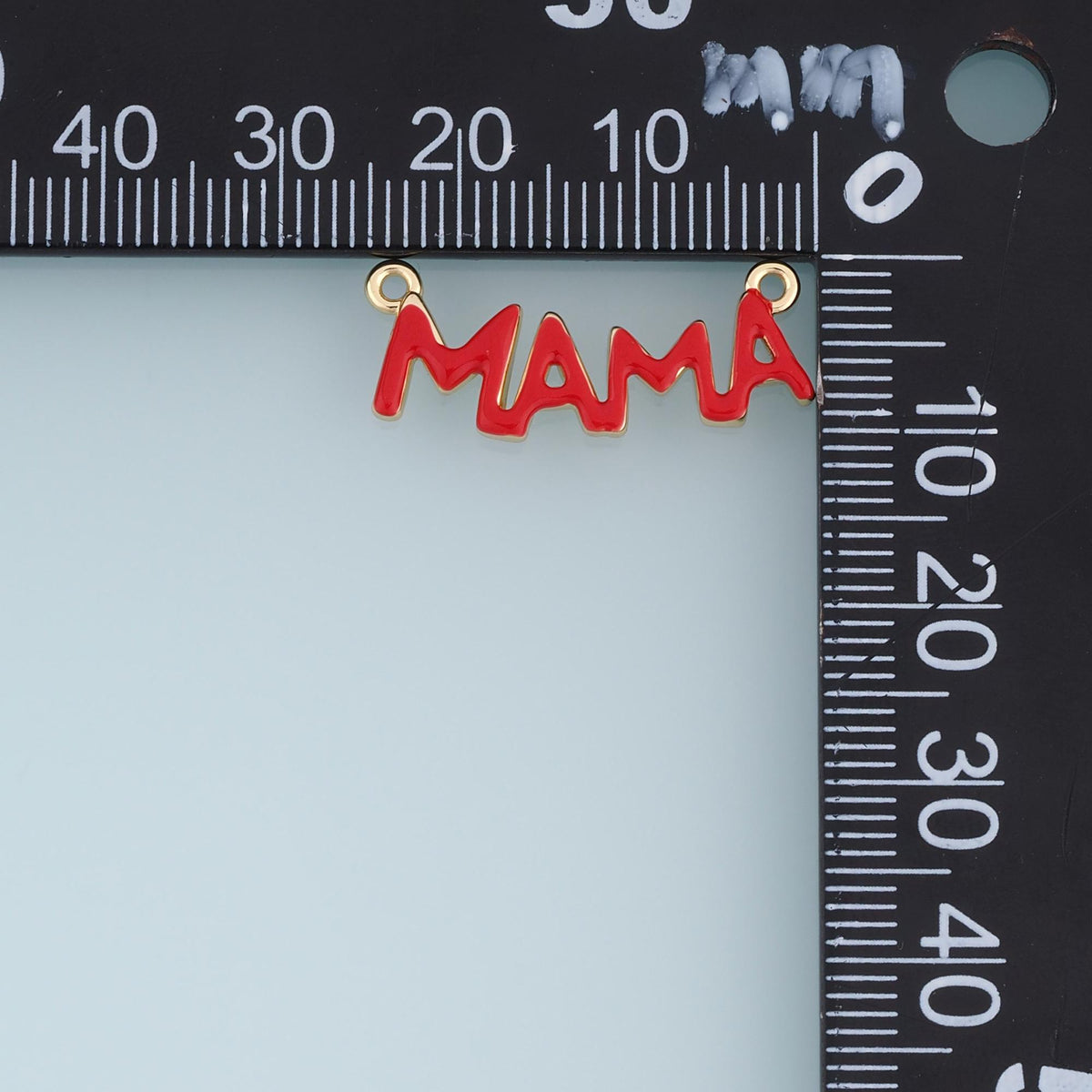 18K Gold Filled Enamel Connector for Jewelry Making