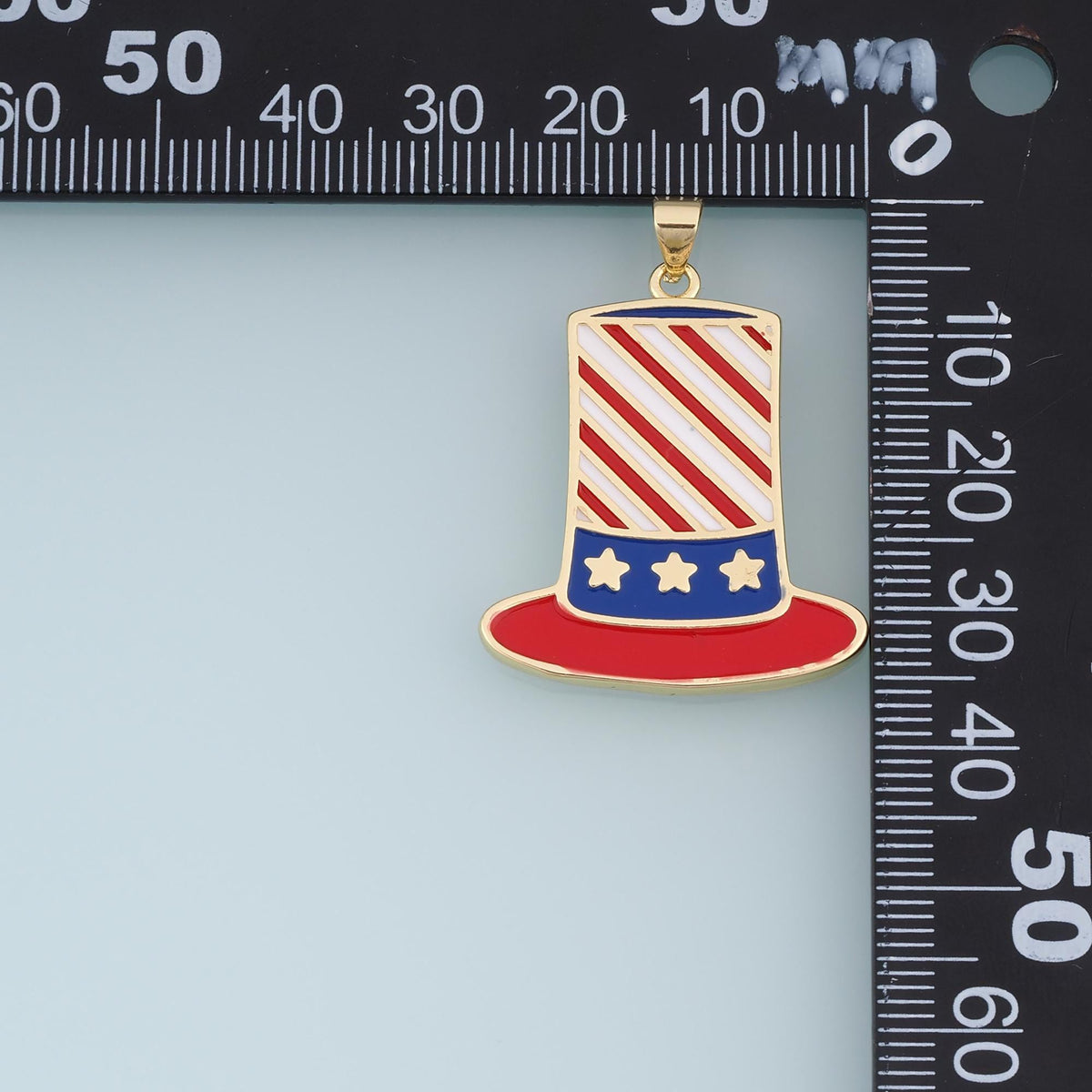 18K Gold Filled Enamel Star Charm Pendant for Jewelry Making
