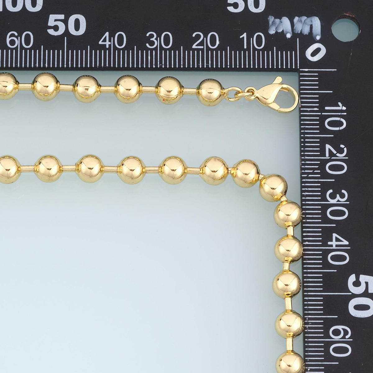 18K Gold Filled Round Jewelry Chain 2 in for Jewelry Making
