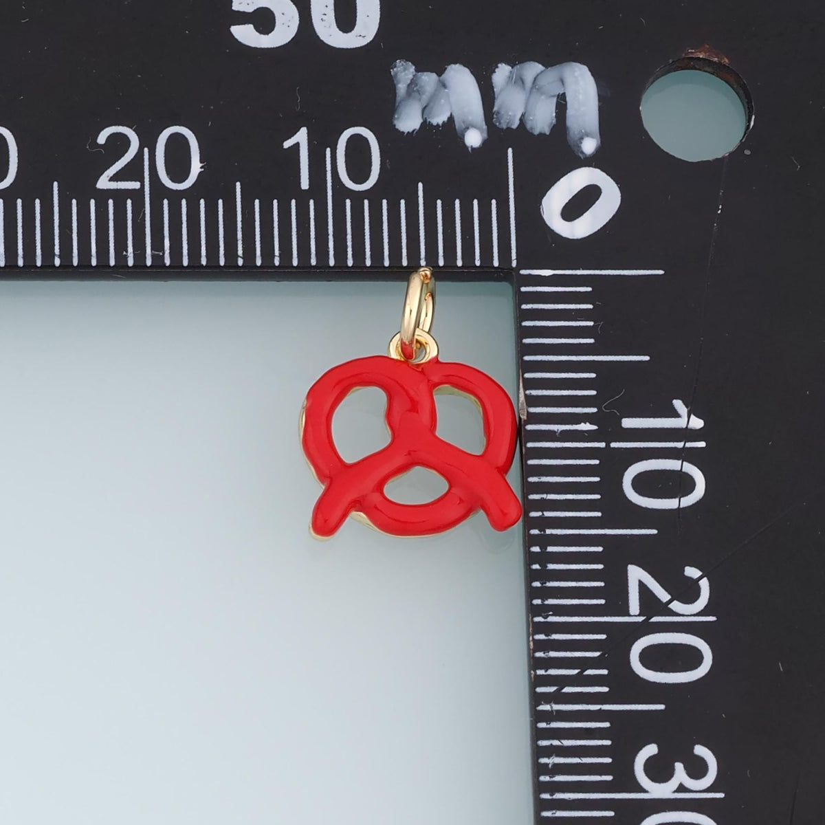 18K Gold Filled Enamel Charm Pendant for Jewelry Making