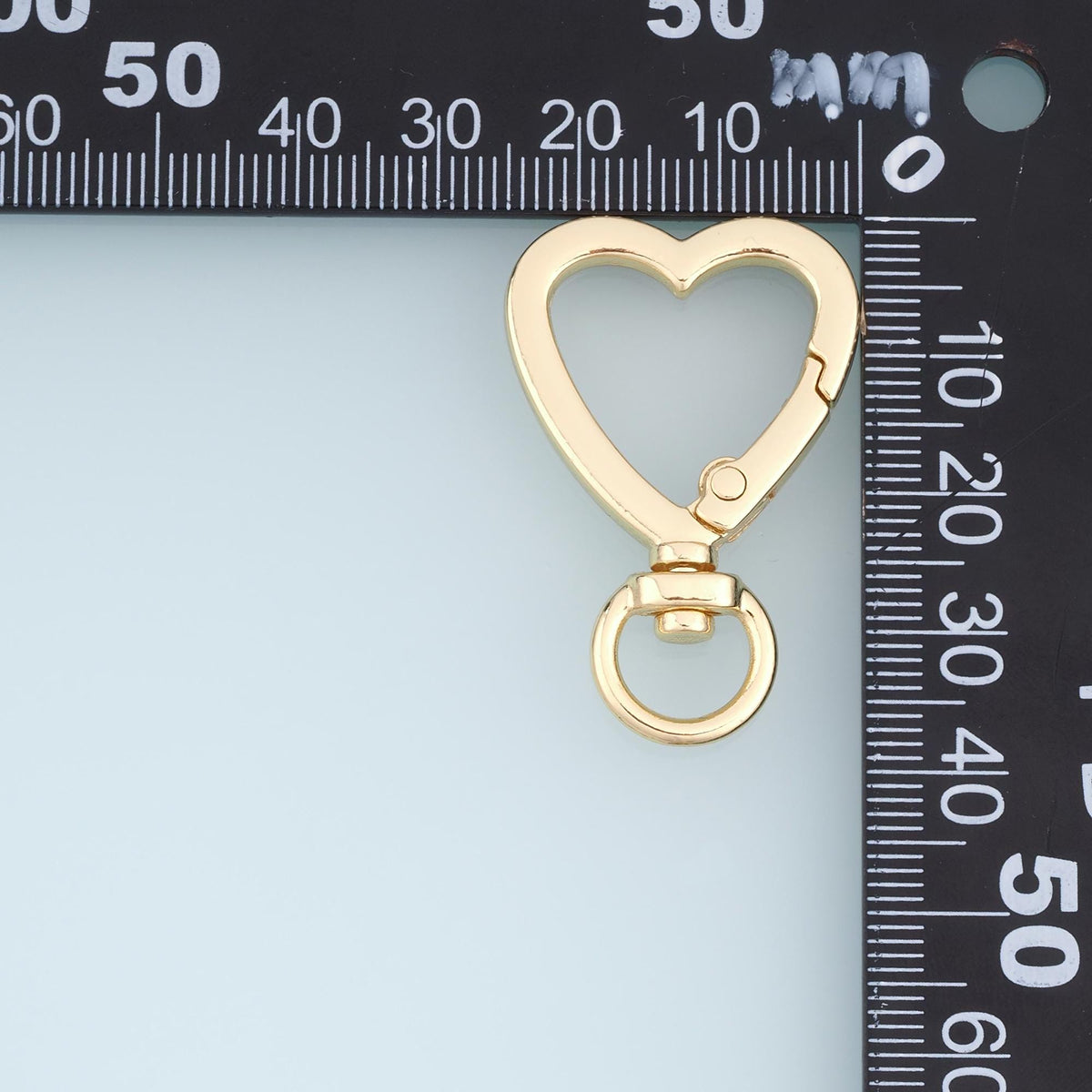 18K Gold Filled Heart Clasp for Jewelry Making