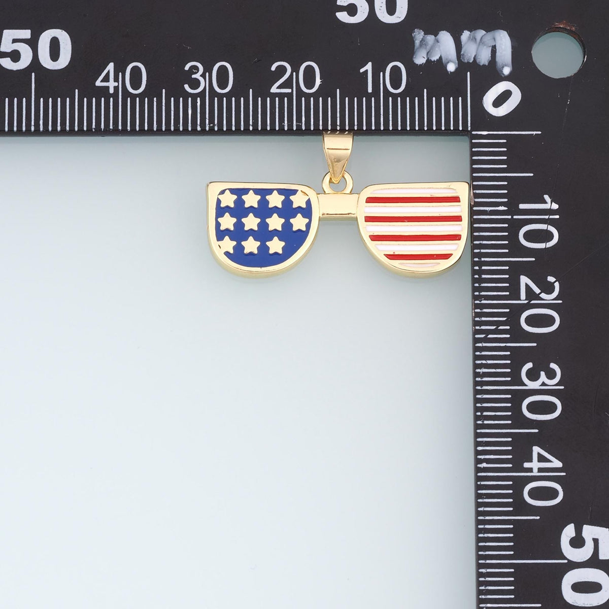 18K Gold Filled Enamel Sun Charm Pendant for Jewelry Making
