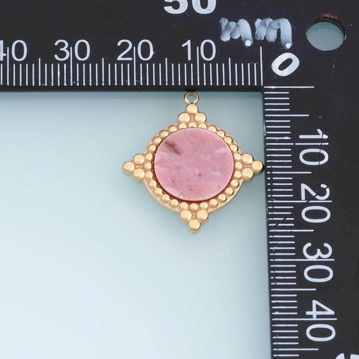 Round Charm Pendant for Jewelry Making