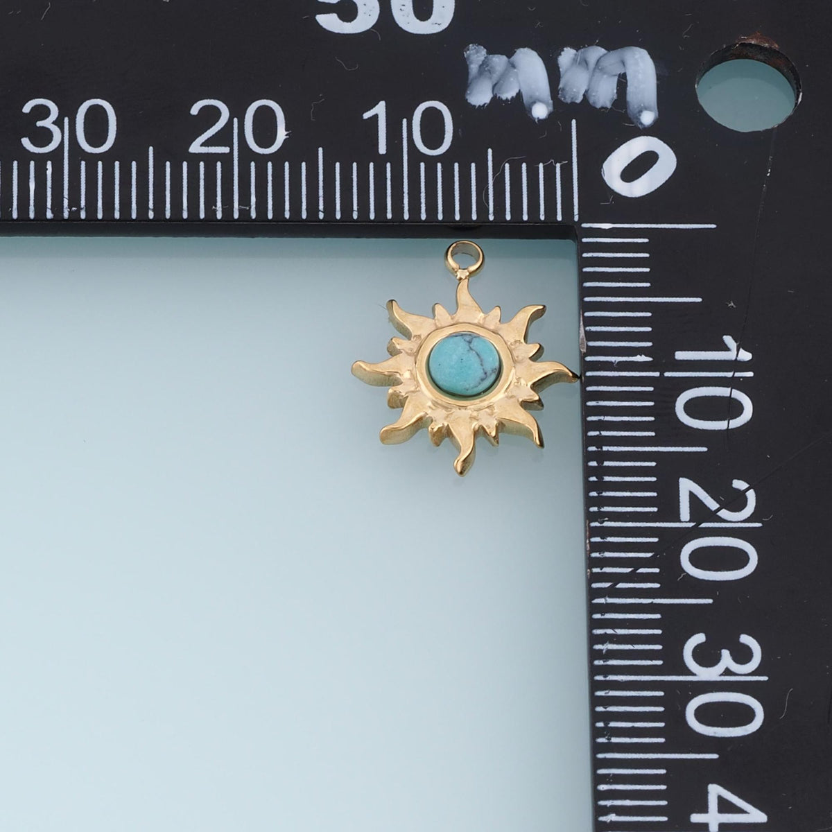 Sun Charm Pendant for Jewelry Making