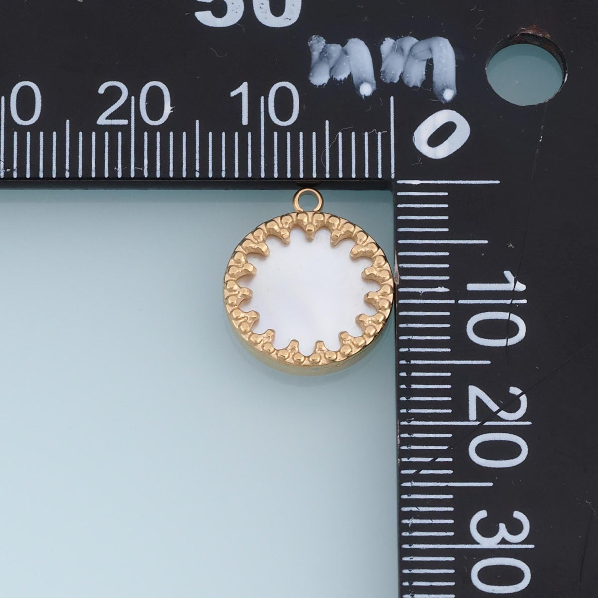 Round Charm Pendant for Jewelry Making