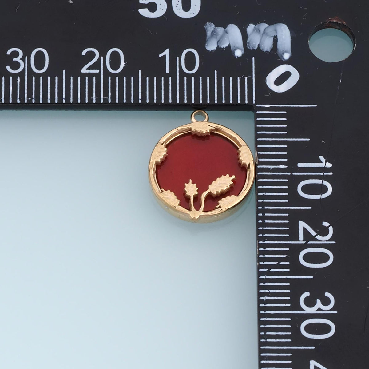 Round Charm Pendant for Jewelry Making