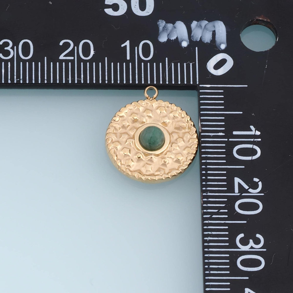 Round Charm Pendant for Jewelry Making