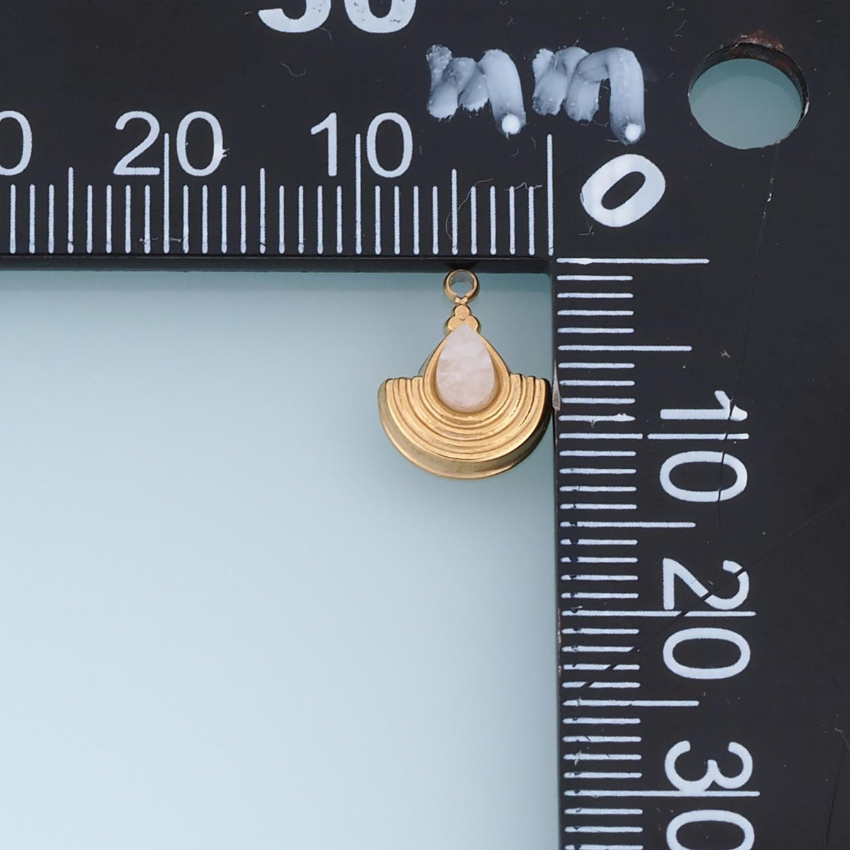 Teardrop Charm Pendant for Jewelry Making
