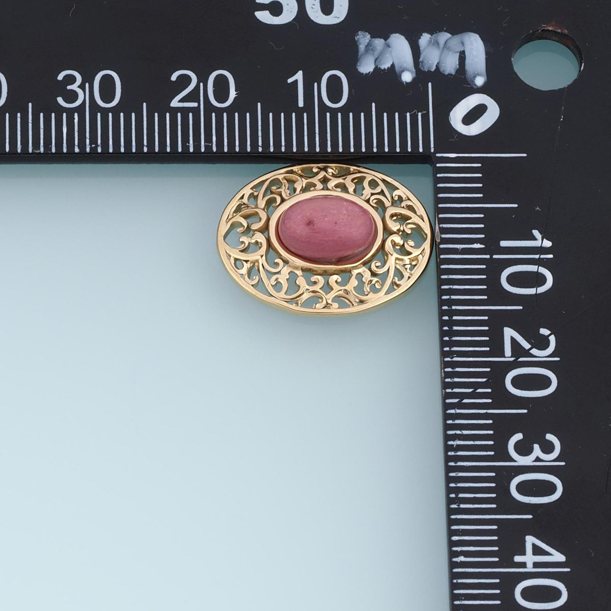 Oval Charm Pendant for Jewelry Making