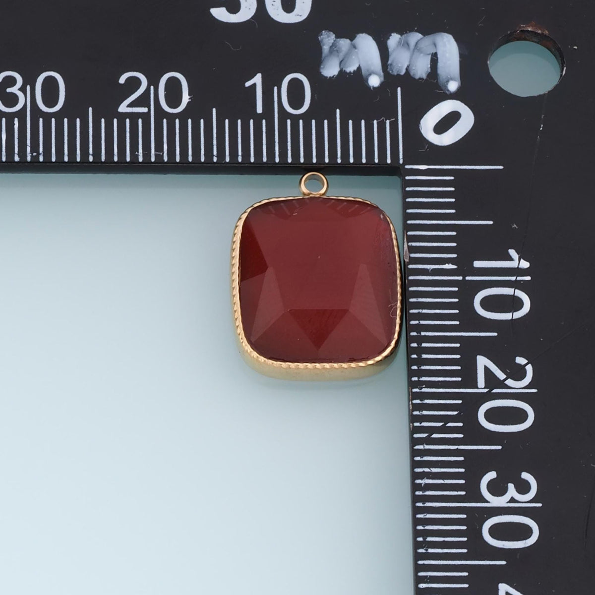 Square Charm Pendant for Jewelry Making