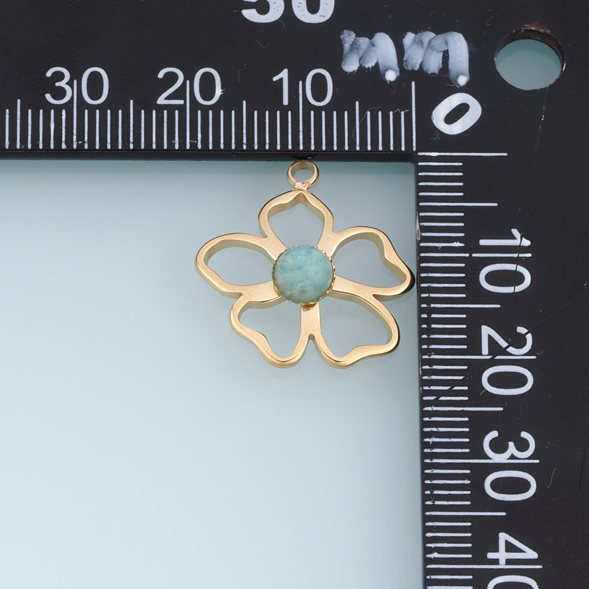 Flower Charm Pendant for Jewelry Making