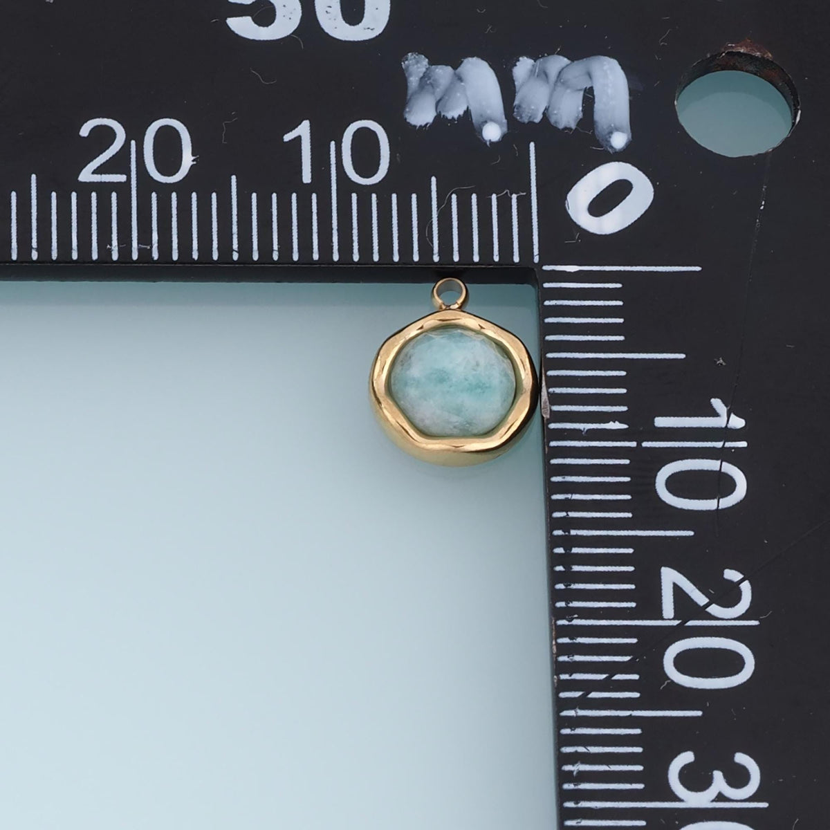 Round Charm Pendant for Jewelry Making