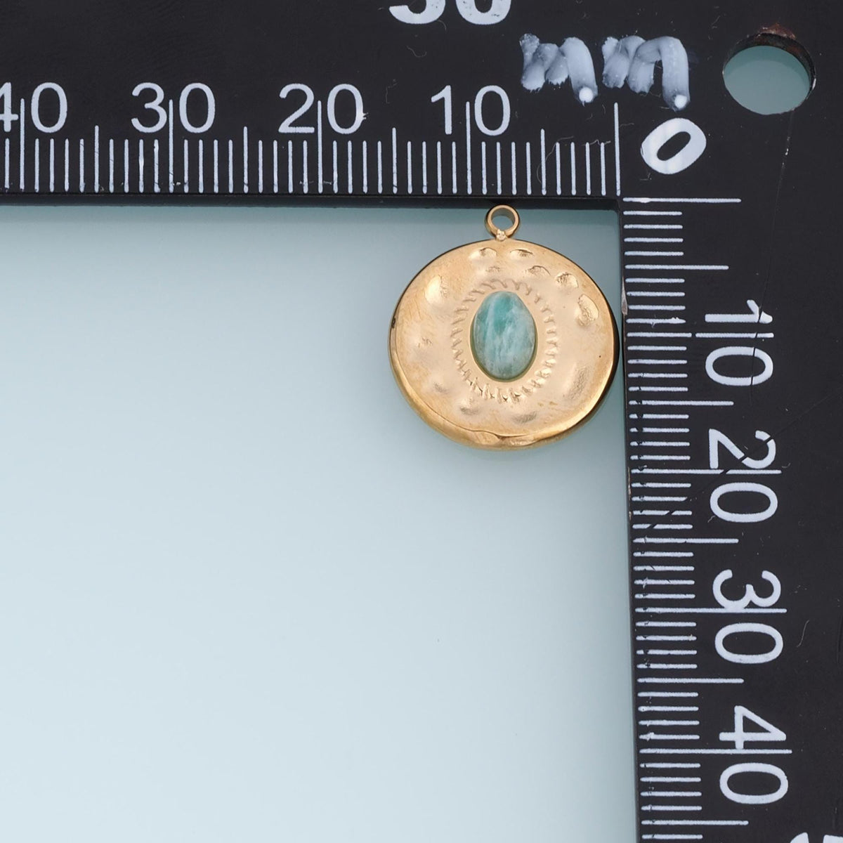 Round Charm Pendant for Jewelry Making