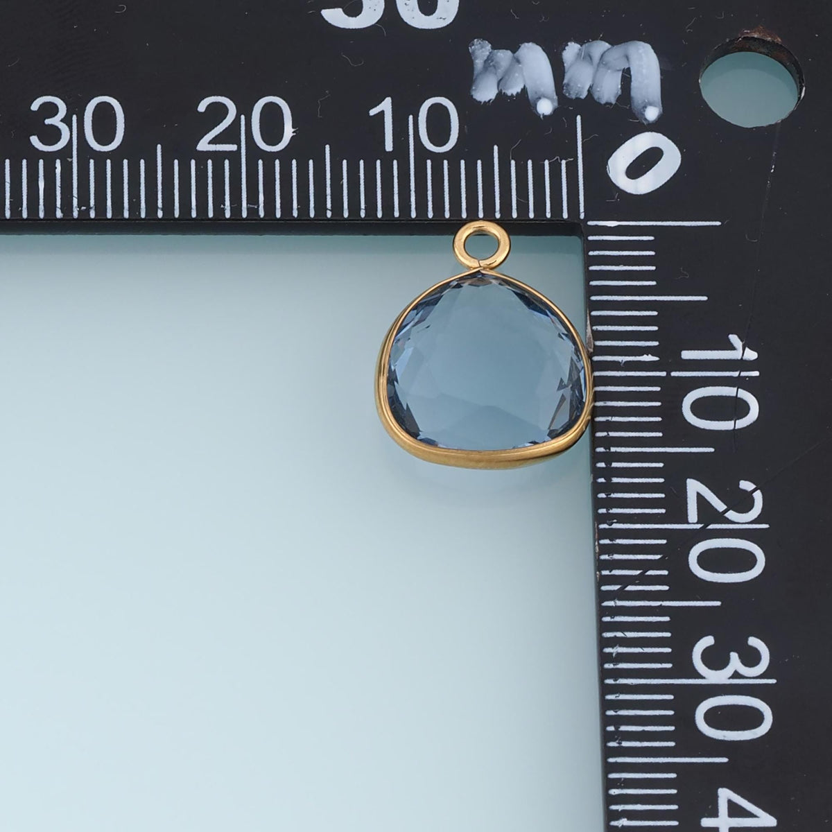 Teardrop Charm Pendant for Jewelry Making