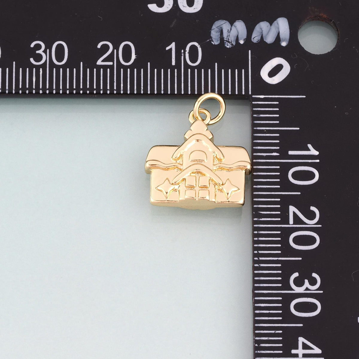 18K Gold Filled Charm Pendant for Jewelry Making