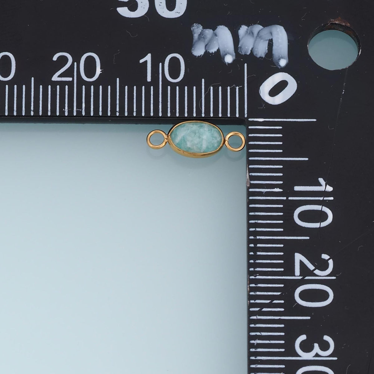 Oval Connector for Jewelry Making