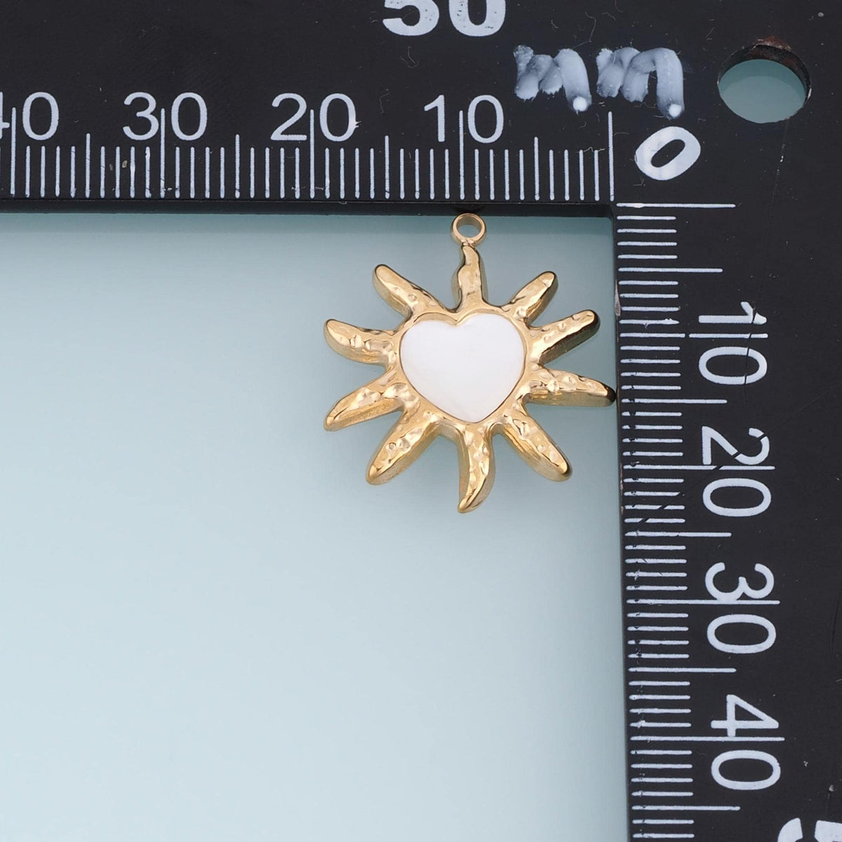 Heart Charm Pendant for Jewelry Making