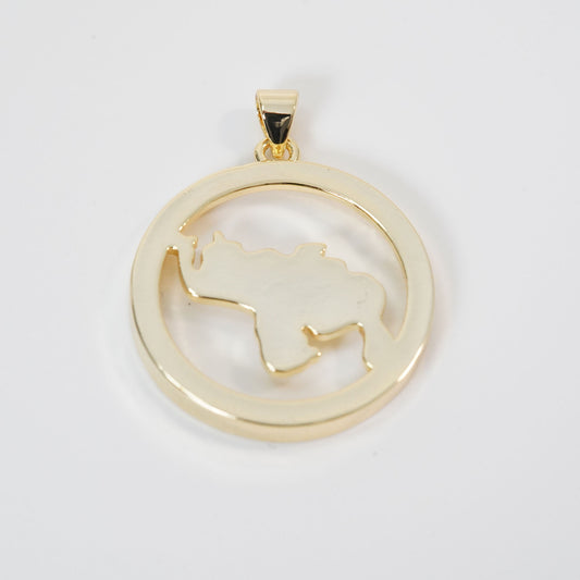 Gold Earth Charms,18K Gold Filled World Map Pendant,World Map Charm Bracelet Necklace for DIY Jewelry Making Supply
