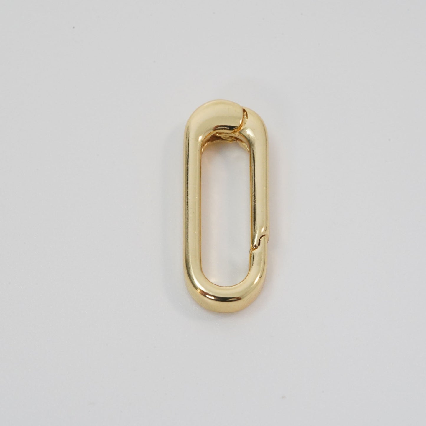 18K Gold Filled Oval Carabiner Clasp,Buckle Clasp,Carabiner Push Clasp,Turnbuckle,for DIY Jewelry