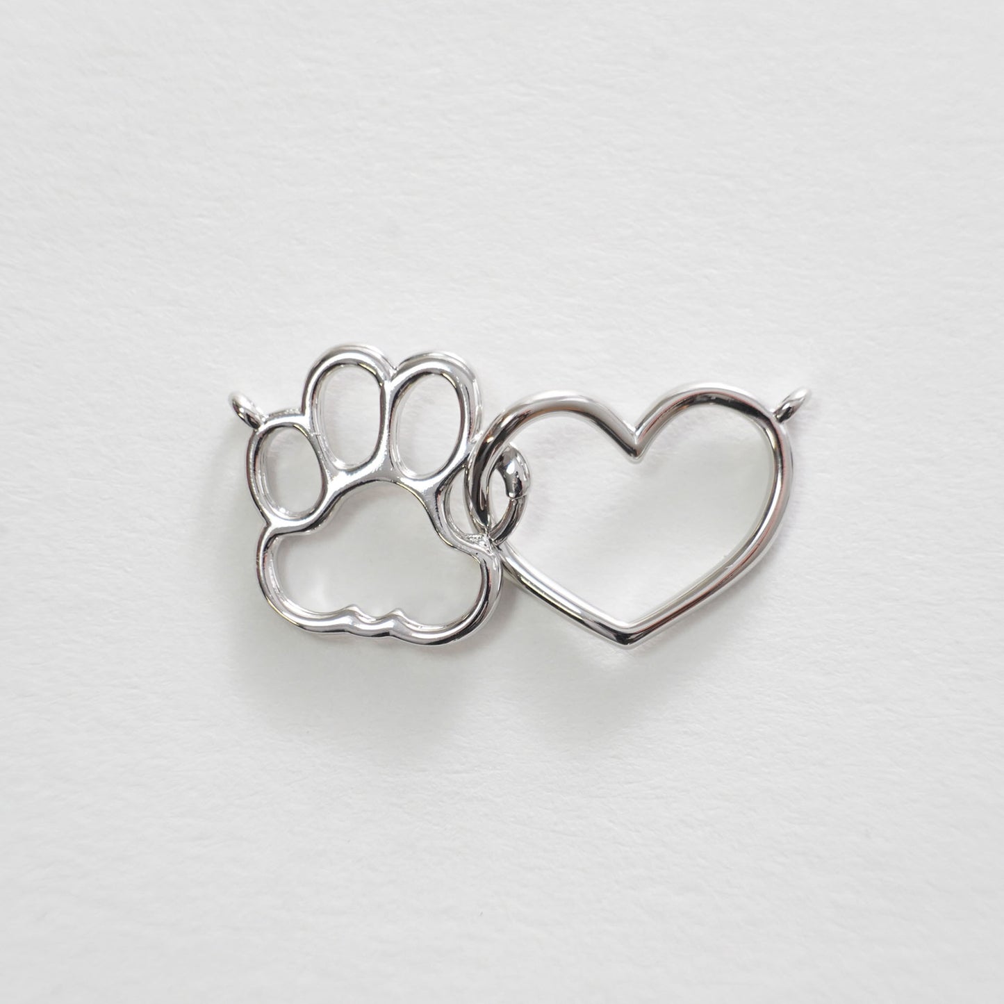 Gold Paw Charms,18K Gold Filled Cat Paw Pendant,Dog Paw Charm Bracelet Necklace for DIY Jewelry Making Supply