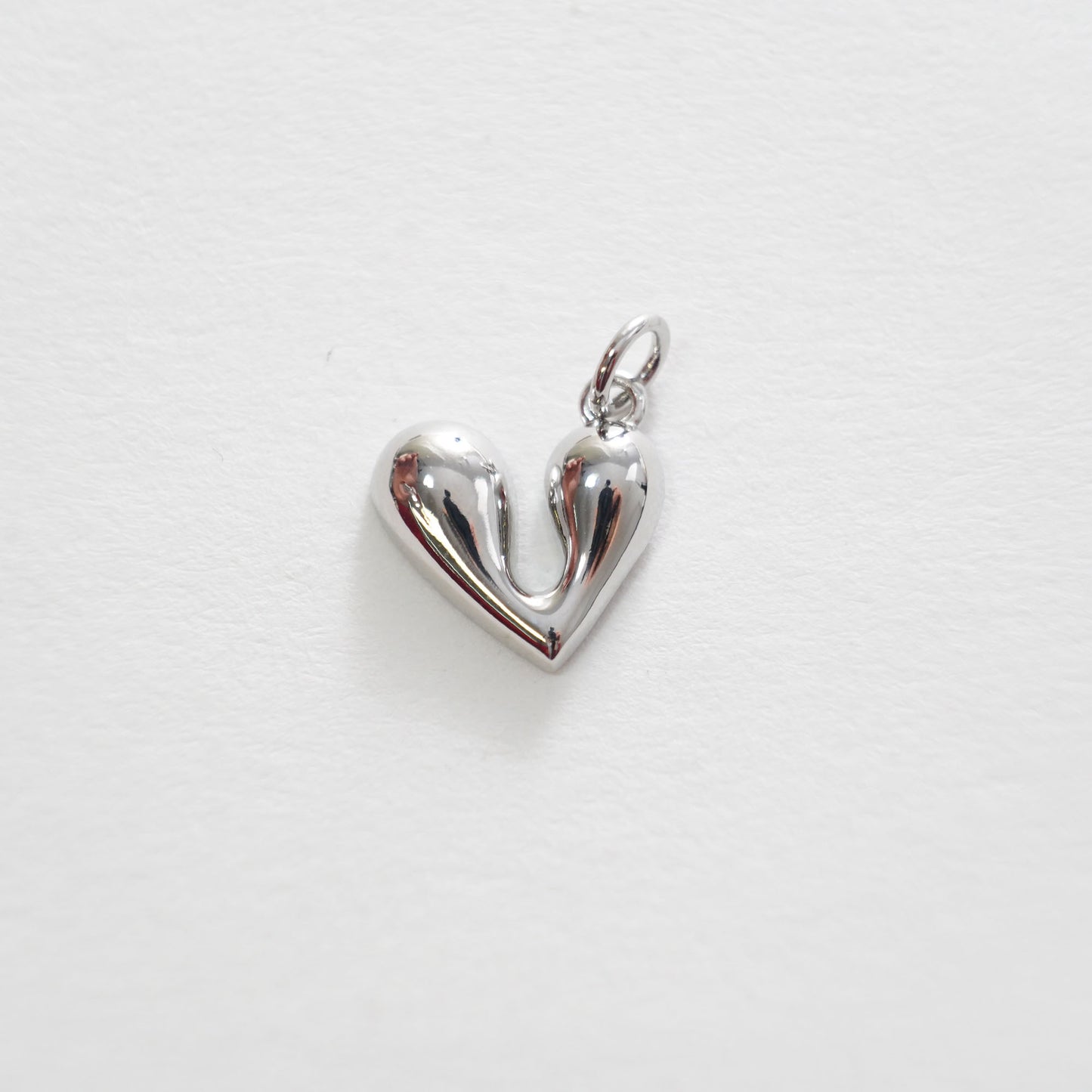 Gold Heart Charms,18K Gold Filled Heart Pendant,Heart Charm Bracelet Necklace for DIY Jewelry Making Supply