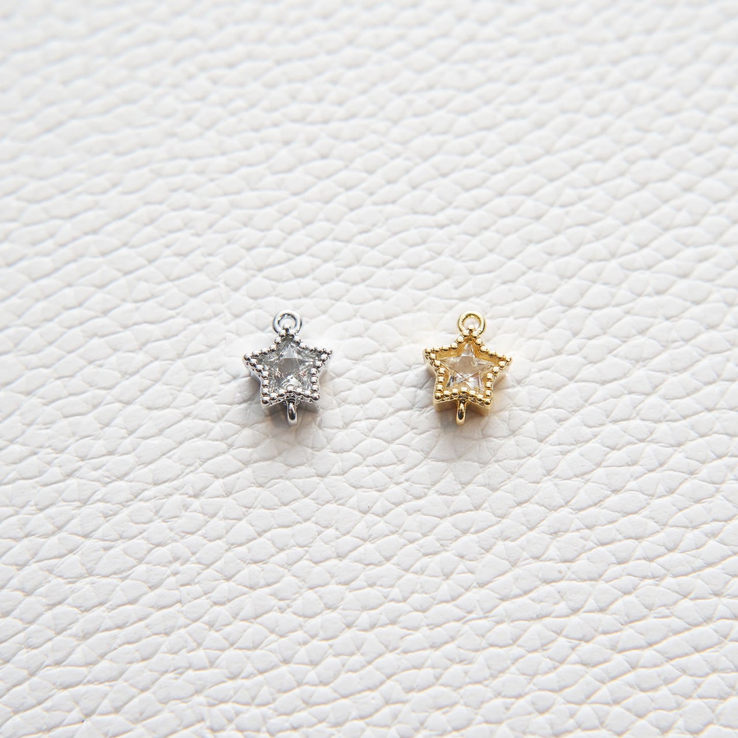 Gold Star Charms,18K Gold Filled Star Pendant,Silver Star Charm Bracelet Necklace for DIY Jewelry Making Supply