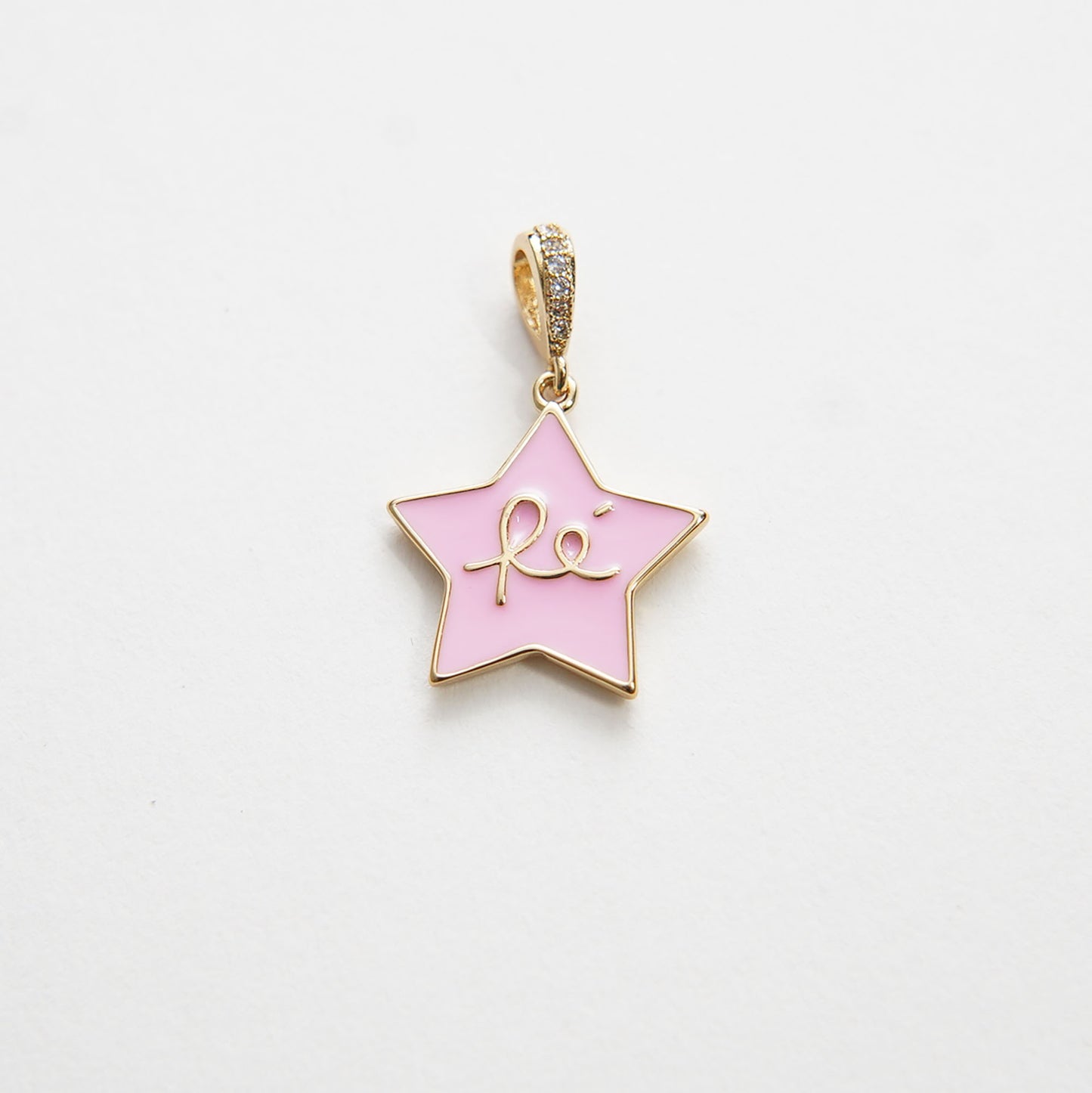 Gold Star Charms,18K Gold Filled Enamel Star Pendant,Star Charm Bracelet Necklace for DIY Jewelry Making Supply