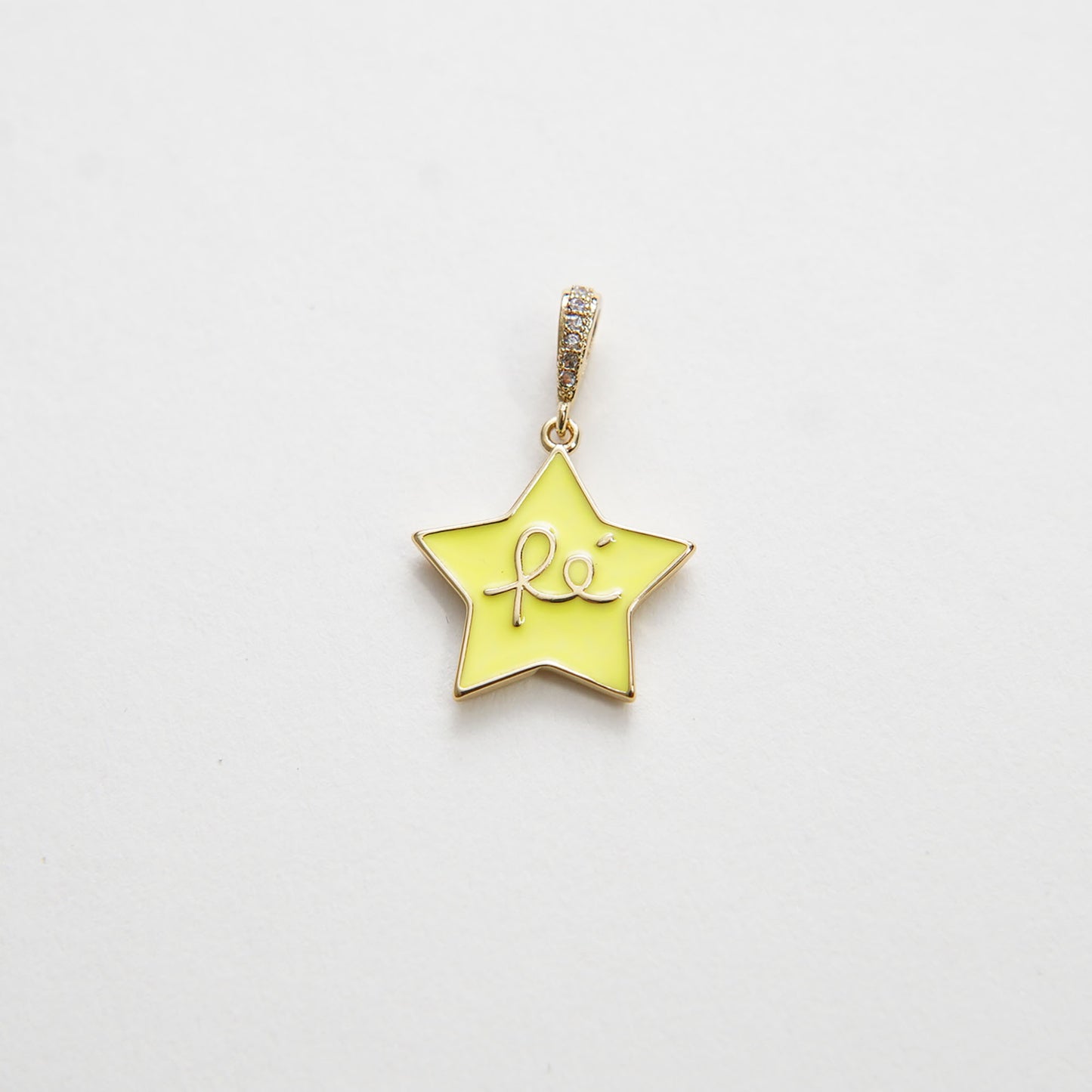 Gold Star Charms,18K Gold Filled Enamel Star Pendant,Star Charm Bracelet Necklace for DIY Jewelry Making Supply