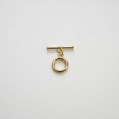 18K Gold Toggle Clasp, Gold OT Clasp Fancy Design OT Clasp Bulk Supply for Bracelet Necklace Component