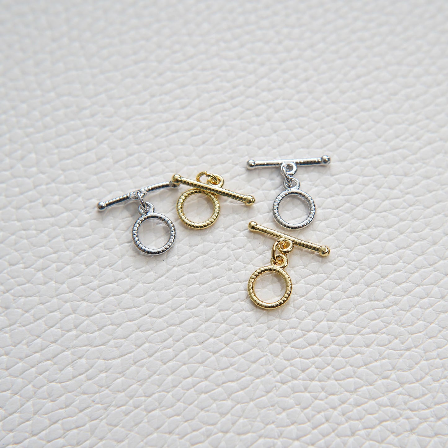 18K Gold Toggle Clasp, Gold OT Clasp Fancy Design OT Clasp Bulk Supply for Bracelet Necklace Component