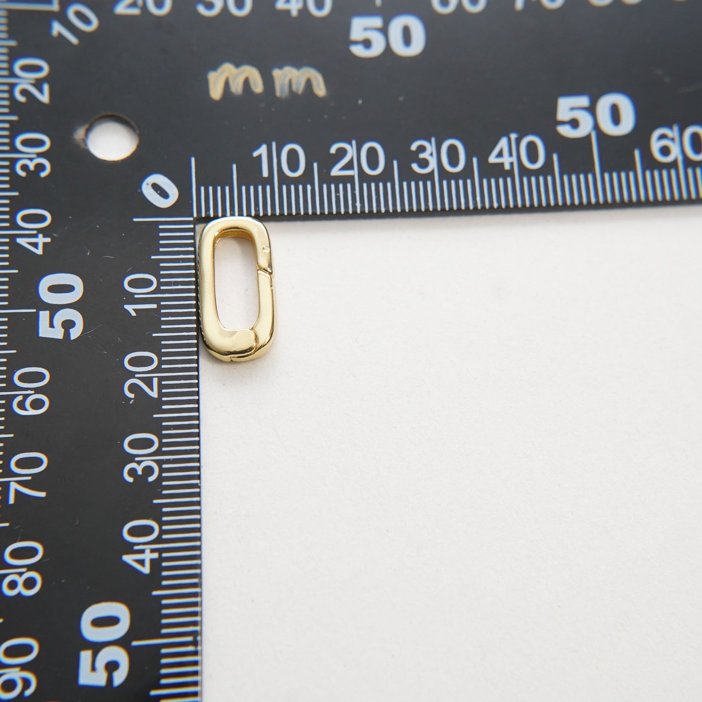 18K Gold Filled Oval Carabiner Clasp,Buckle Clasp,Carabiner Screw Clasp,Turnbuckle,for DIY Jewelry