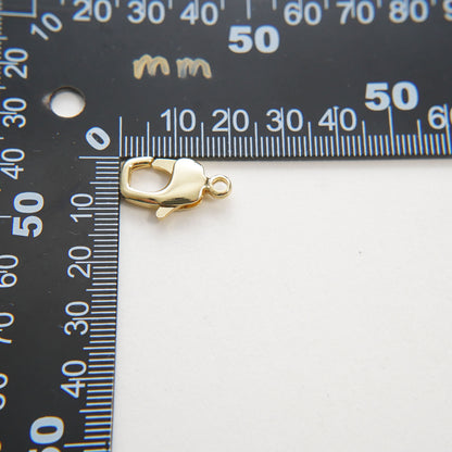 Gold Clasp,18K Gold Filled Lobster Clasp Gold Lobster Claw for DIY Jewelry Finding Necklace Bracelet