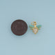 18K Gold Filled Bee Charm,Colorful Enamel Bee Pendant Cute Insect Charm for Bracelet Necklace DIY Jewelry Making Supply