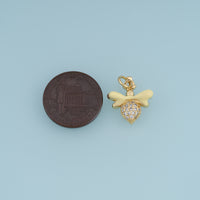 18K Gold Filled Bee Charm,Colorful Enamel Bee Pendant Cute Insect Charm for Bracelet Necklace DIY Jewelry Making Supply