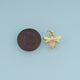 18K Gold Filled Bee Charm,Colorful Enamel Bee Pendant Cute Insect Charm for Bracelet Necklace DIY Jewelry Making Supply