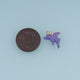 18K Gold Filled Flying Pig Charm,Colorful Enamel Pig Pendant Cute Animal Charm for Bracelet Necklace DIY Jewelry Making Supply