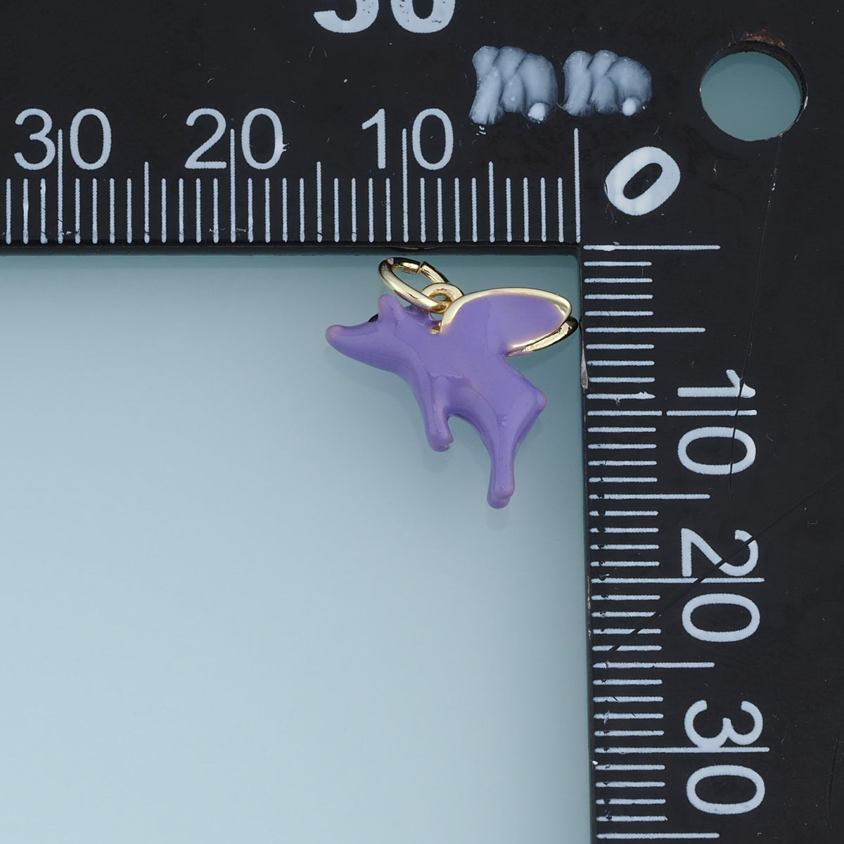18K Gold Filled Flying Pig Charm,Colorful Enamel Pig Pendant Cute Animal Charm for Bracelet Necklace DIY Jewelry Making Supply