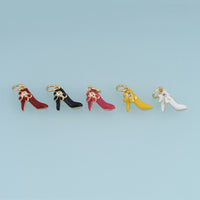 18K Gold Filled High Heel Shoe Charm,Colorful Enamel Shoe Pendant Fashion Charm for Bracelet Necklace DIY Jewelry Making Supply