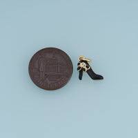 18K Gold Filled High Heel Shoe Charm,Colorful Enamel Shoe Pendant Fashion Charm for Bracelet Necklace DIY Jewelry Making Supply