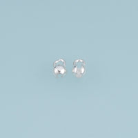 50 pcs S925 Silver Bead Cap Component,Round Bead Connector Charm Finding for Bracelet Necklace DIY Jewelry Making Supply