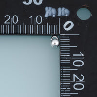 50 pcs S925 Silver Bead Cap Component,Round Bead Connector Charm Finding for Bracelet Necklace DIY Jewelry Making Supply