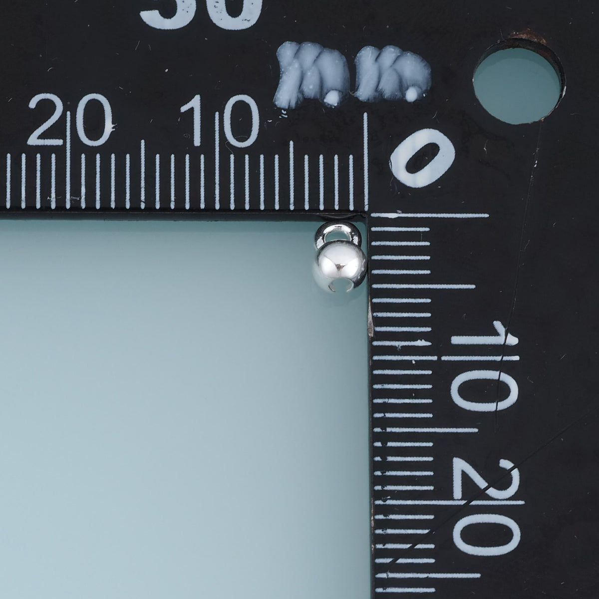 50 pcs S925 Silver Bead Cap Component,Round Bead Connector Charm Finding for Bracelet Necklace DIY Jewelry Making Supply