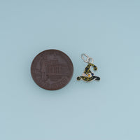 18K Gold Filled Witch Hat Charm,Black Enamel Halloween Hat Pendant Spooky Charm for Bracelet Necklace DIY Jewelry Making Supply